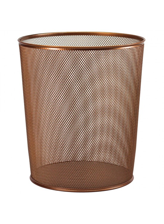 Mas Çöp Kovası Metal Tam Perforeli 10 LT Bakır 854 Mas Çöp Kovası Metal Tam Perforeli 10 LT Bakır 854