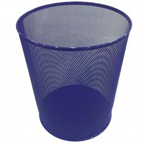 Mas Çöp Kovası Metal Tam Perforeli 10 LT Lacivert  854