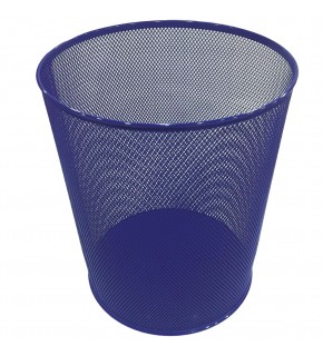 Mas Çöp Kovası Metal Tam Perforeli 10 LT Lacivert  854