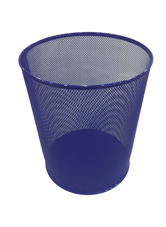 Mas Çöp Kovası Metal Tam Perforeli 10 LT Lacivert 854 Mas Çöp Kovası Metal Tam Perforeli 10 LT Lacivert 854