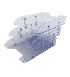 Mas Evrak Rafı Plastik Hareketli 3 LÜ Şeffaf 1803