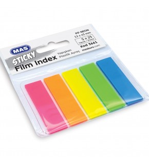 Mas Film Indeks 12x45 PP Dörtgen 25 Syf 5 Renk 3661 (1 Adet)