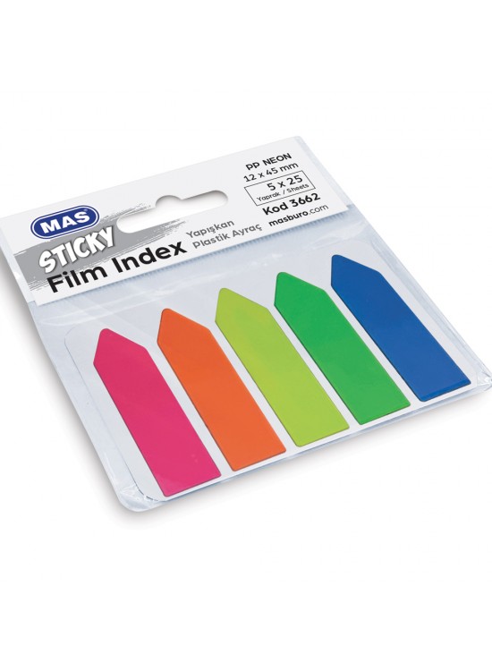 Mas Film Indeks-12x45-PP-Ok 25 Syf 5 Renk 3662 (1 Adet)