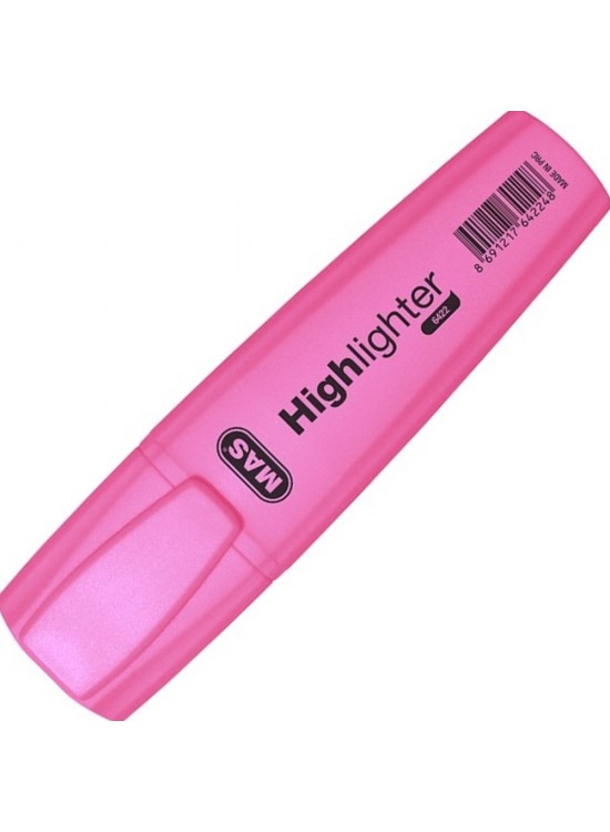 Mas Fosforlu Kalem Neon Pembe 6422 (1 Adet)