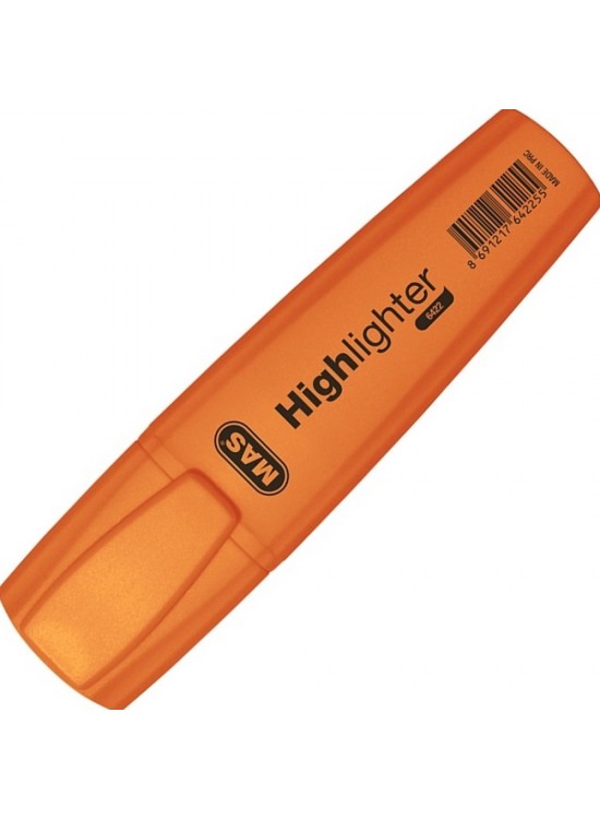 Mas Fosforlu Kalem Neon Turuncu 6422 (1 Adet)