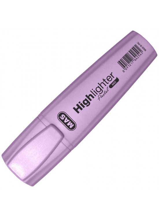 Mas Fosforlu Kalem Pastel Mor 6422 (1 Adet)