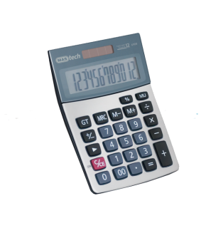 Mas Hesap Makinesi 12 Hane Ofis Tipi Küçük 6908