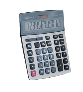 Mas Hesap Makinesi Ofis Tipi Çift Hafıza Büyük 6902