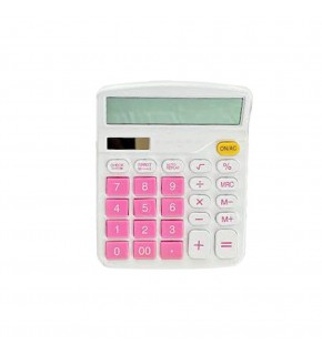 Mas Hesap Makinesi Ofis Tipi Renkli Seri Mavi 6928