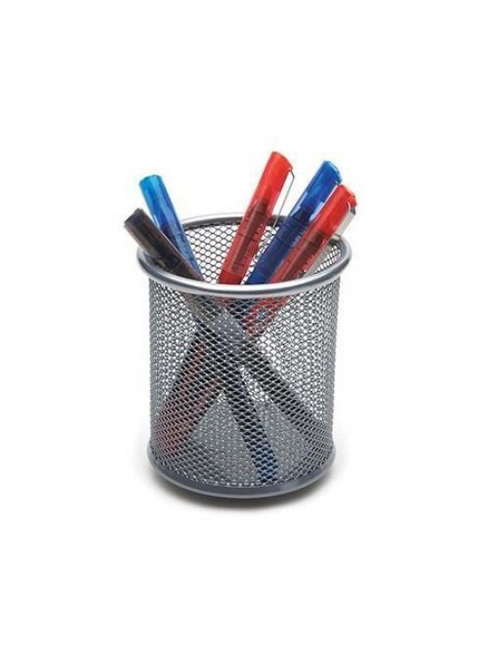 Mas Kalemlik Metal Perforeli Silindir Mavi 500