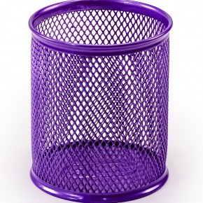 Mas Kalemlik Metal Perforeli Silindir Mor 500