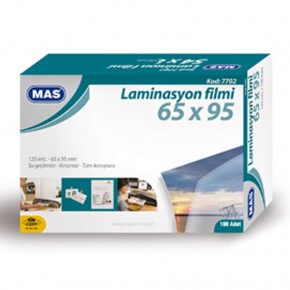 Mas Laminasyon Filmi 125 mic 65x95 7702 (1 Adet)