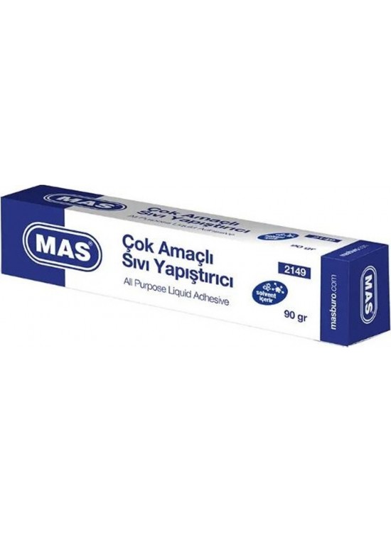 Mas Sıvı Yapıştırıcı Tüpte 90 Gr Solventli İçerir 2149