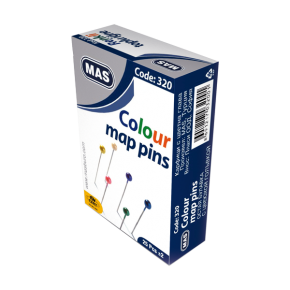 Mas Toplu İğne Renkli Başlı 32 MM 320 (1 Adet)