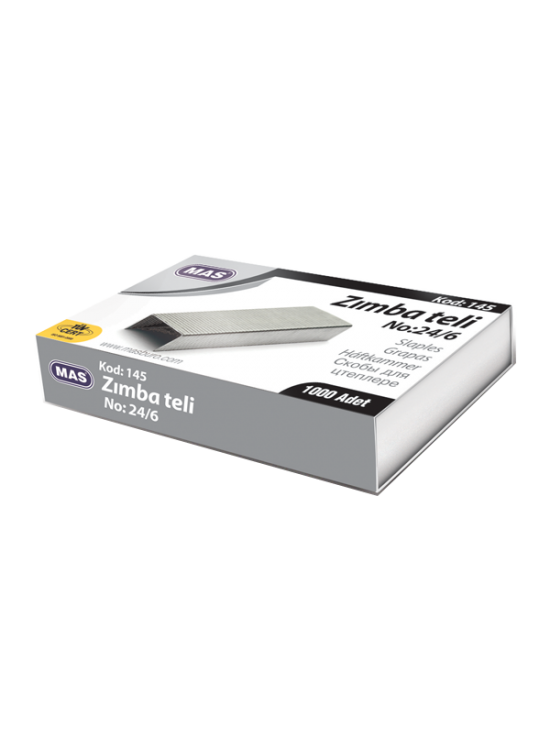 Mas Zımba Teli 24/6 Beyaz 145 Mas Zımba Teli 24/6 Beyaz 145