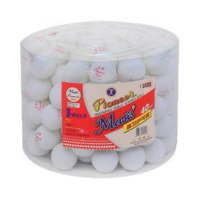 Masis Pin Pon Topu Pioneer 40 MM Beyaz PPT01-G (1 Adet)
