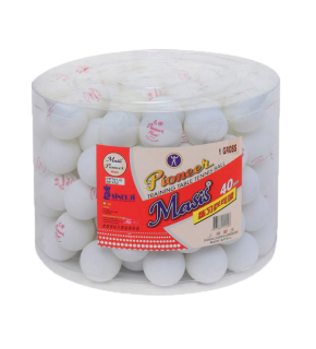 Masis Pin Pon Topu Pioneer 40 MM Beyaz PPT01-G (1 Adet)