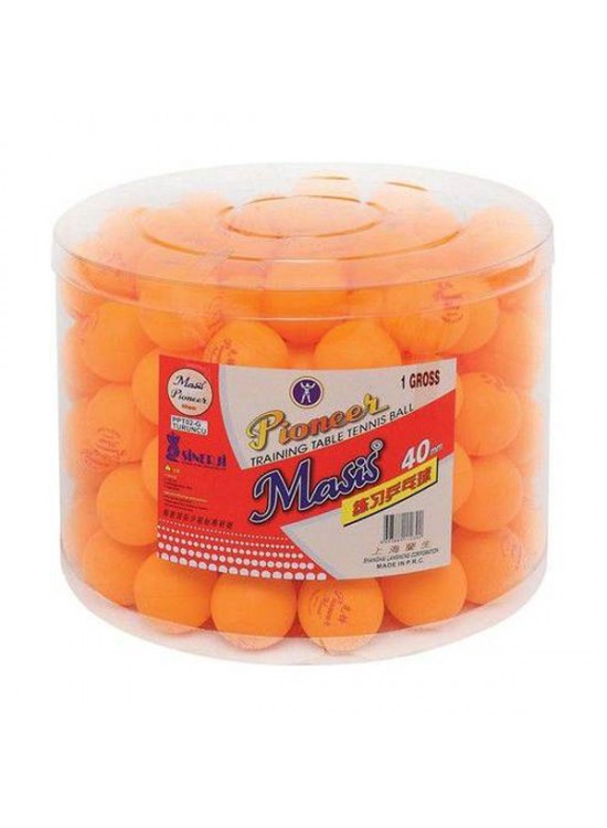 Masis Pin Pon Topu Pioneer 40 MM Renkli PPT03-G (1 Adet)