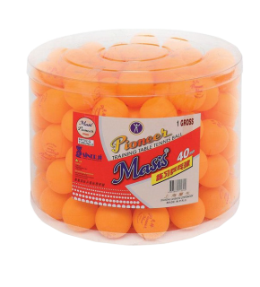 Masis Pin Pon Topu Pioneer 40 MM Turuncu PPT02-G (1 Adet)