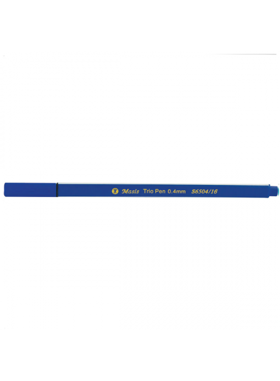 Masis Trio Pen 0.4 mm Koyu Mavi S6504-16 (1 Adet)