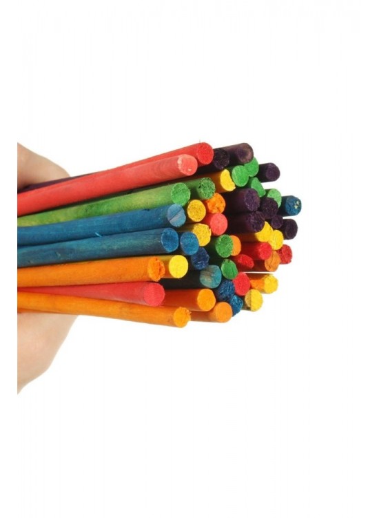 Masis Yuvarlak Çubuk Renkli 15cm 50 Li Masis Yuvarlak Çubuk Renkli 15cm 50 Li