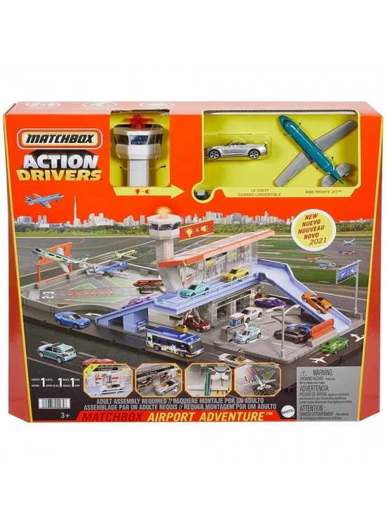 Matchbox Aksiyon Sürücüleri Havaalanı Macerası Oyun Seti Matchbox Aksiyon Sürücüleri Havaalanı Macerası Oyun Seti