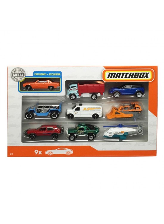 Matchbox Araba Seti 9 Lu x7111
