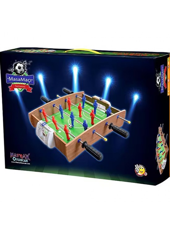 Matrax Ahşap Masa Maçı Oyunu (Küçük) Matrax Ahşap Masa Maçı Oyunu (Küçük)