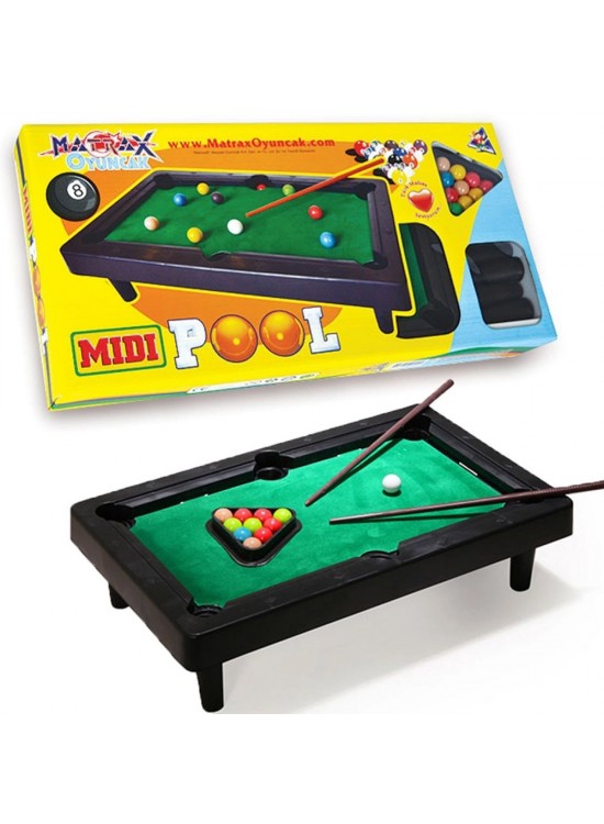 Matrax Midi Pool Orta Boy Bilardo Oyunu