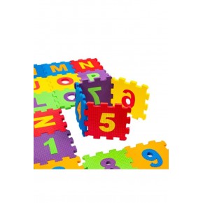 Matrax Oyuncak Eva Puzzle Yer Matı 12x12 7mm Harfler ve Sa