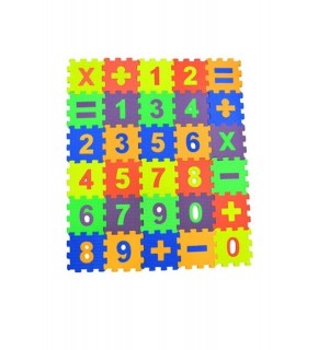 Matrax Oyuncak Eva Puzzle Yer Matı 12x12 7mm Matematik Set