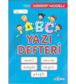 Mavi Boncuk Maarif Model Yazı Defteri Dik Kılavuz