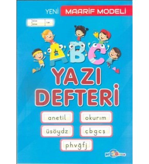 Mavi Boncuk Maarif Model Yazı Defteri Küçük Boy