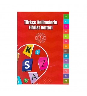 Mavi Boncuk Türkçe Kelimelerin Fihrist Kelime Defteri