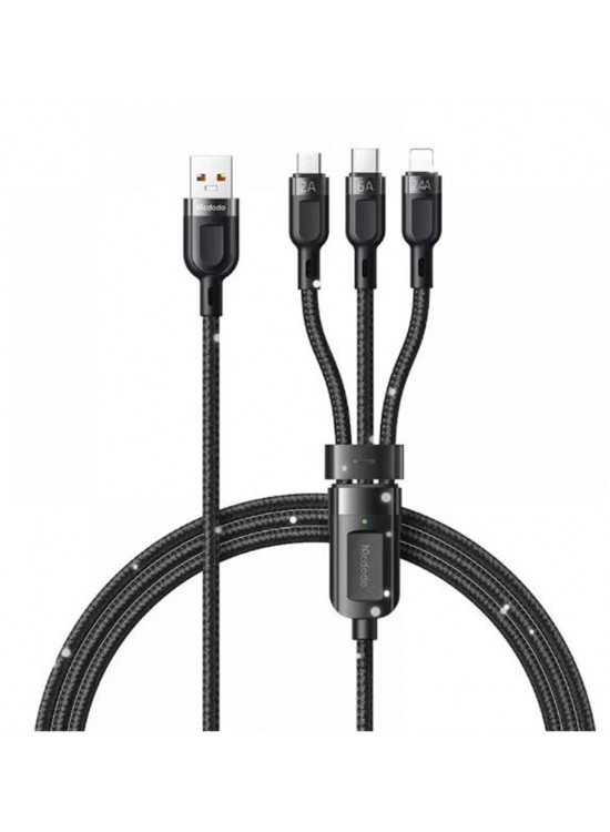 MCDODO CA-0930 65W 3İN1 HIZLI DATA-ŞARj KABLOSU 1.2M