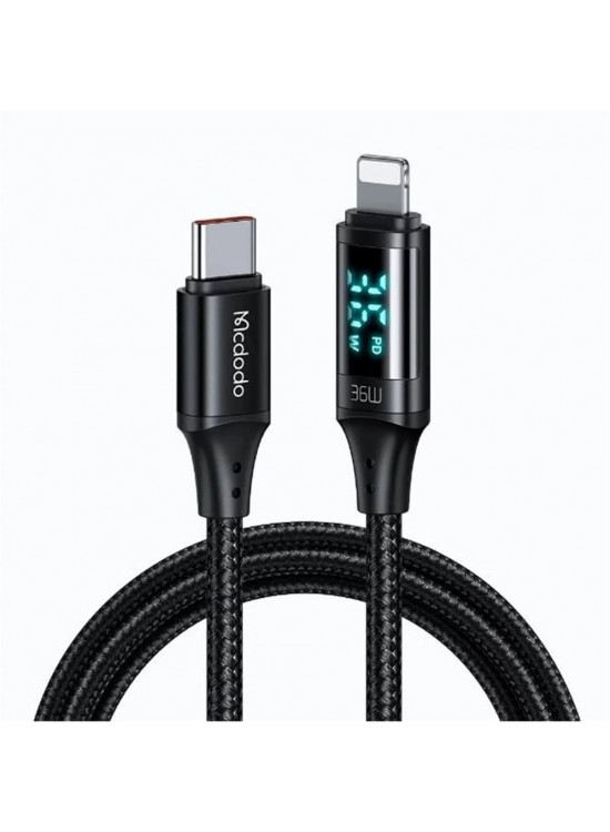 MCDODO CA-1030 36W TYPE-C TO LİGHTNİNG DİJİTAL GÖSTERGELİ DATA-ŞARJ KABLOSU MCDODO CA-1030 36W TYPE-C TO LİGHTNİNG DİJİTAL GÖSTERGELİ DATA-ŞARJ KABLOSU
