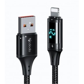 MCDODO CA-1060 DİJİTAL EKRANLI Usb-A To Lightning HIZLI DATA-ŞARJ KABLOSU 3A 1.2M