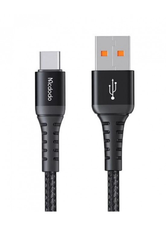 MCDODO CA-2271 USB-A TO Type-C Q.C 4.0 Hızlı Data-Şarj Kablosu 1M - Siyah