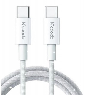 MCDODO CA-2770 60W USB -C TO USB-C ŞARJ VE DATA KABLOSU BEYAZ - 1.2 M