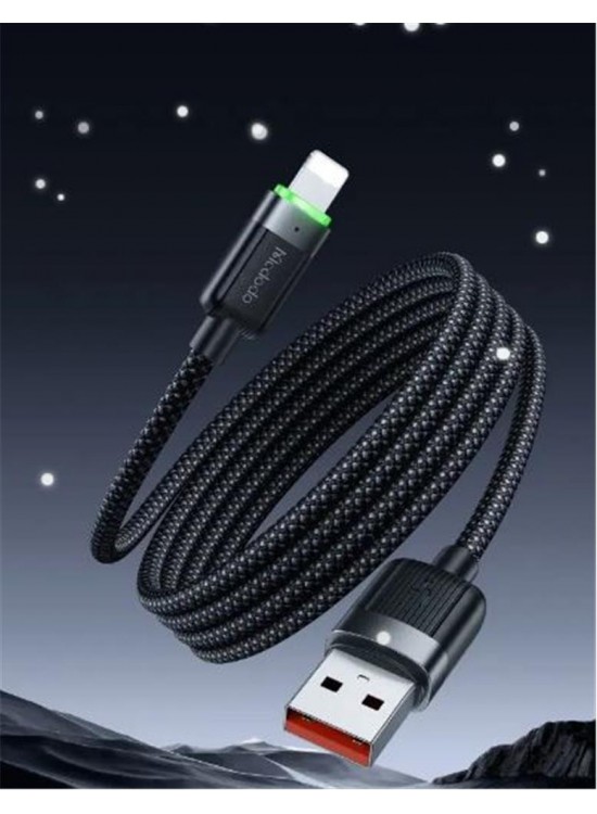 MCDODO CA-6000 USB-A TO LİGHTNİNG 3A MANYETİK SARILABİLİR KABLO 1.2 M