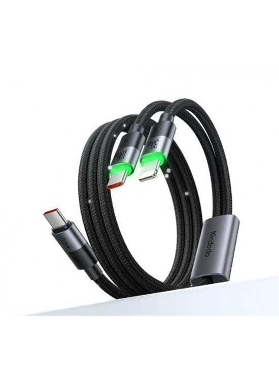 MCDODO CA-6700 2si 1 ARADA 100W 1.5 M TYPE-C TO TYPE-C + LİGHTNİNG KABLO