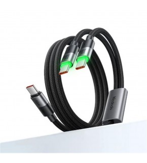 MCDODO CA-6740 2-in-1 KABLO 100 W TYPE-C TYPE-C+TYPE-C 1.5 M SİYAH KABLO