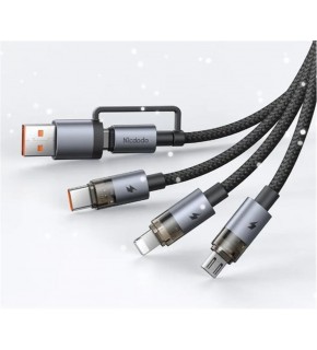 MCDODO CA-7260 6sı 1 Arada 100W Şeffaf Çoklu Kablo 1.2m