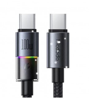 MCDODO CA-8200 TYPE-C TO TYPE-C 7 Renkli LED Işıklı 100W 1.2M KABLO