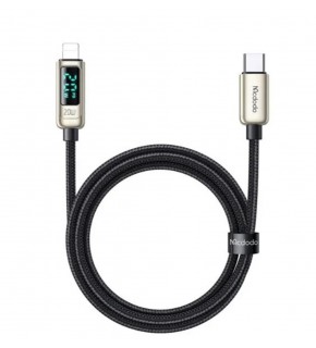 MCDODO CA-8811 20W DİJİTAL GÖSTERGELİ TYPE-C TO LİGHTNİNG PD DATA-ŞARJ KABLOSU-GÜMÜŞ