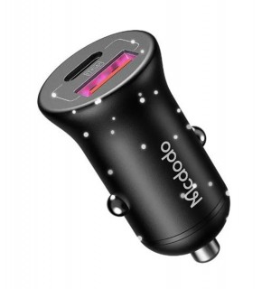 MCDODO CC-2680 45W PD 1xUSB 1xType-C Araç Şarj Cihazı - Siyah