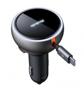 MCDODO CC-4850 80W USB-C Geri çekilebilir kablo Hızlı araç şarj cihazı