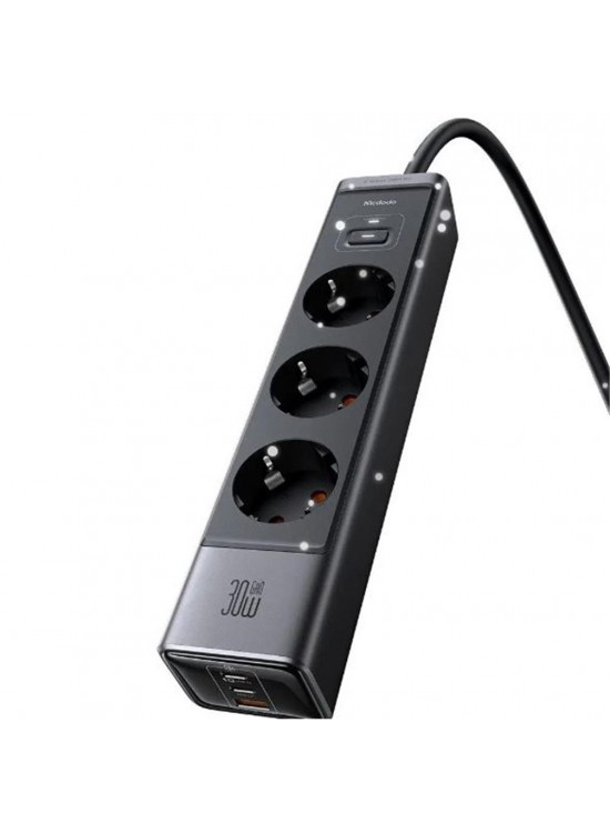 MCDODO CH-0620 6sı 1 arada GaN 30W HIZLI ŞARJ CİHAZI - Siyah