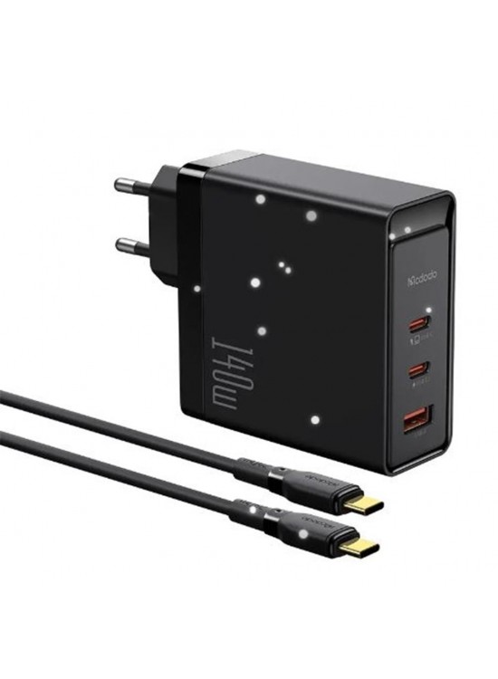 MCDODO CH-2913 140W GaN 5 Pro Şarj Adaptörü + Type-C To Type-C Şarj Kablosu