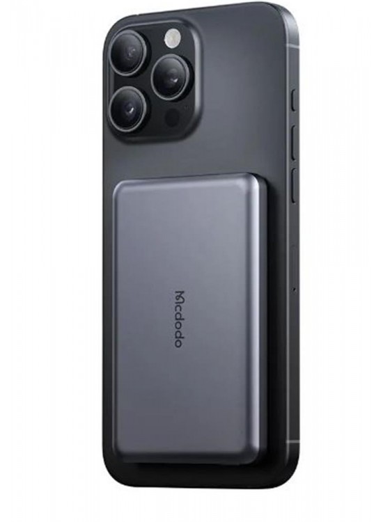 MCDODO MC-4641 20W 5000mAh Metal Ultra İnce Manyetik Kablosuz Power Bank Siyah MCDODO MC-4641 20W 5000mAh Metal Ultra İnce Manyetik Kablosuz Power Bank Siyah